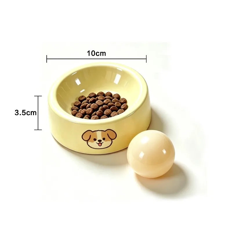Non-Slip Pet Food & Water Bowl – Anti-Tip Design