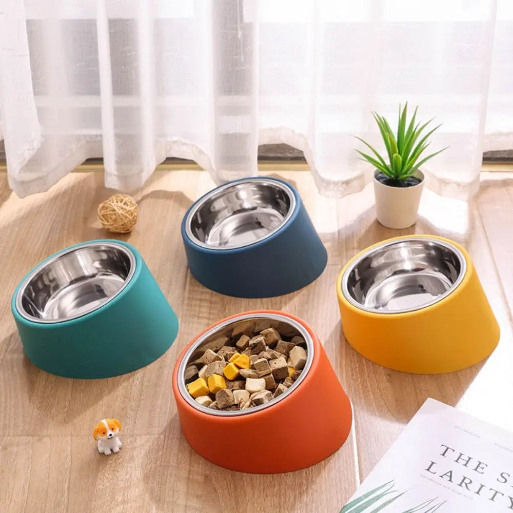 Elevated Stainless Steel Dog Feeder – Detachable Bowls