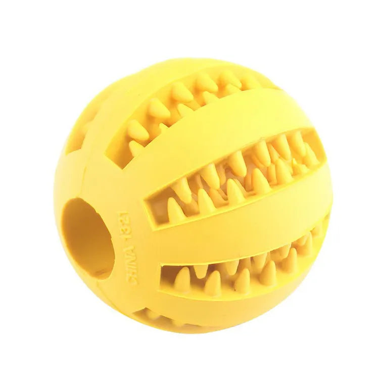 Pet Food Treat Feeder Chew Tooth Cleaning Ball