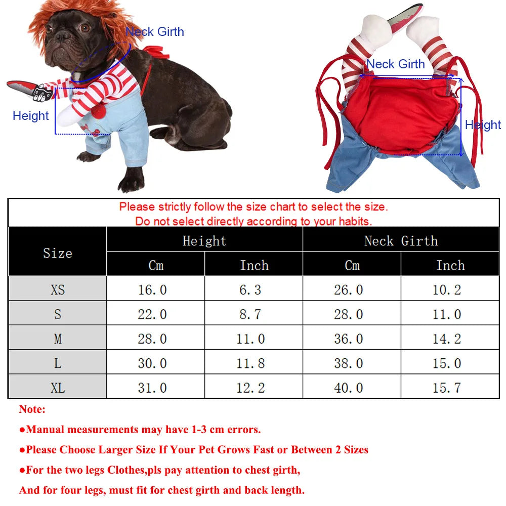 Funny Halloween Costumes For S - M Pets 🐶🐱