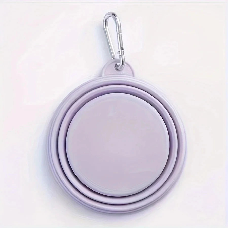 Portable Silicone Dog Travel Bowl – Food & Water