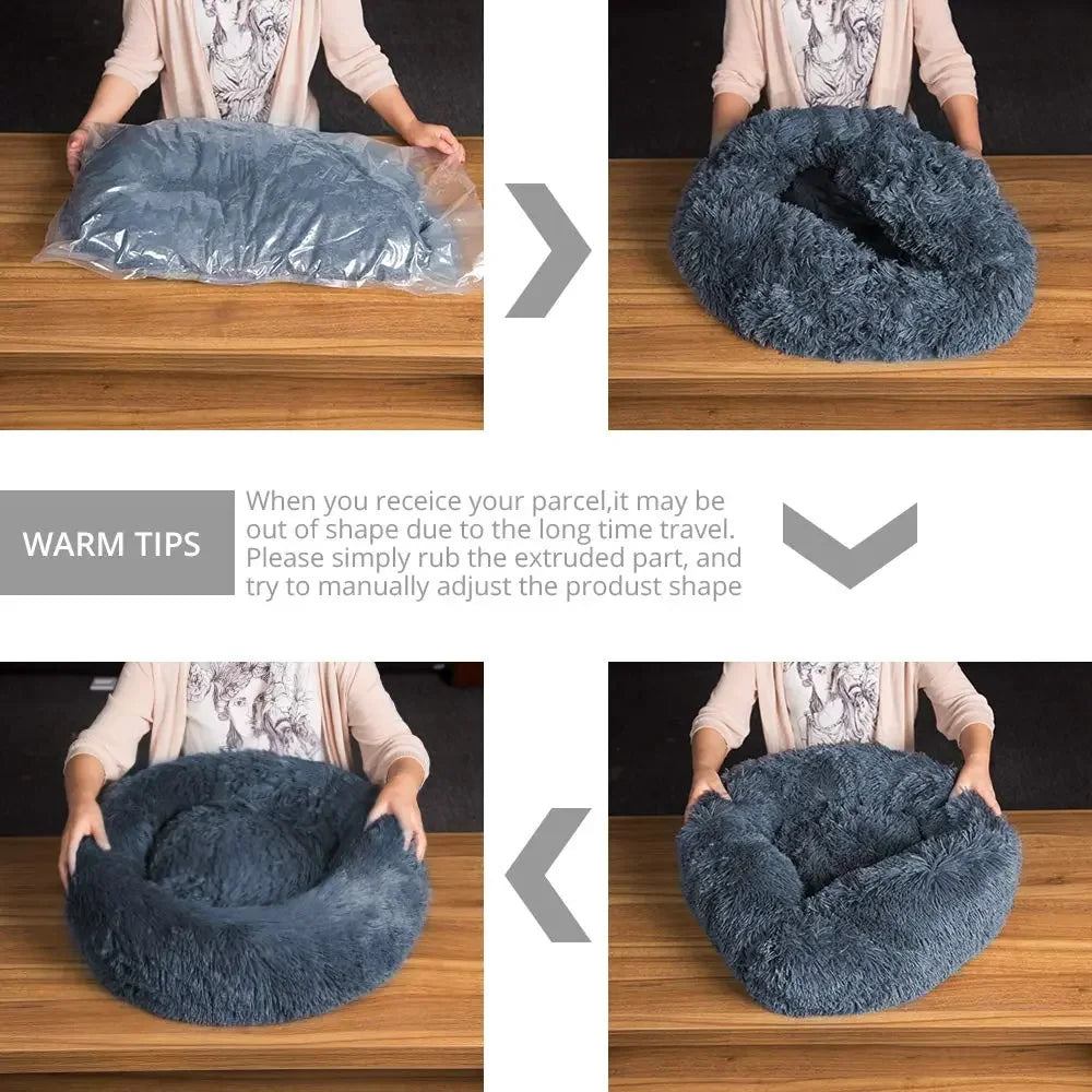 Donut Pet Bed for Large Dogs