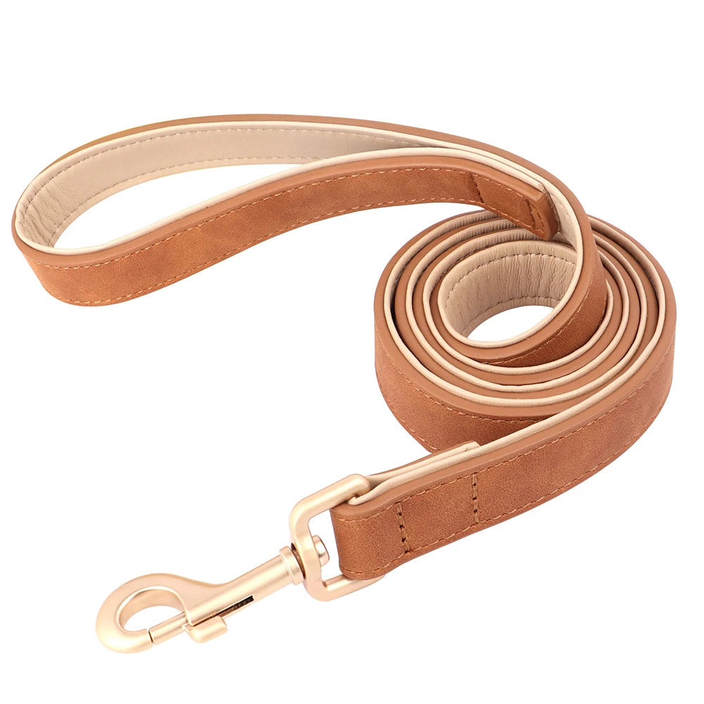 4ft Dog PU Leather Lead