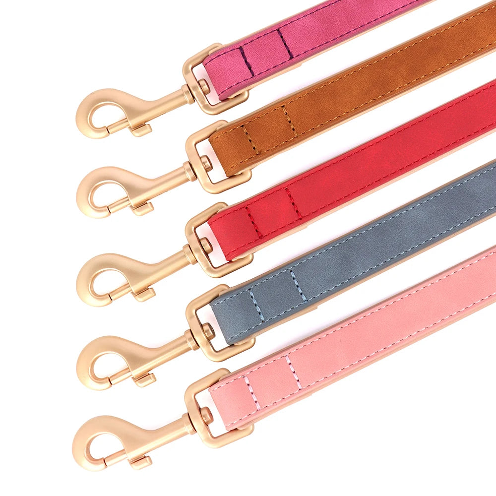 4ft Dog PU Leather Lead