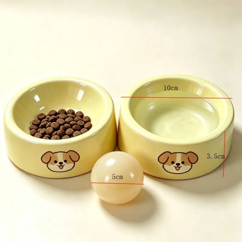 Non-Slip Pet Food & Water Bowl – Anti-Tip Design