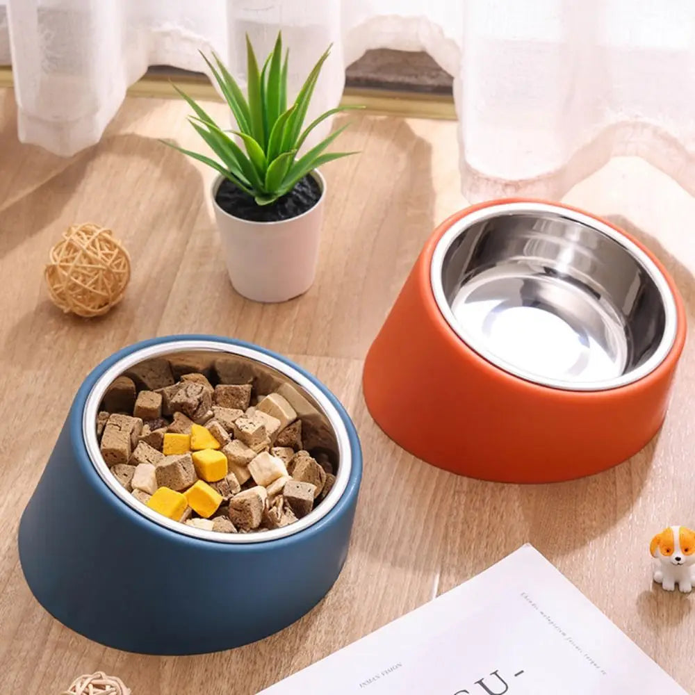 Elevated Stainless Steel Dog Feeder – Detachable Bowls