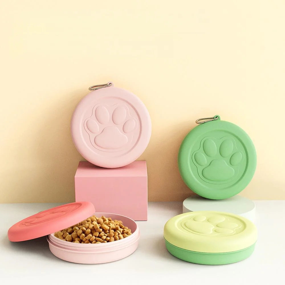 2-in-1 Portable Dog Travel Bowl – Food & Water