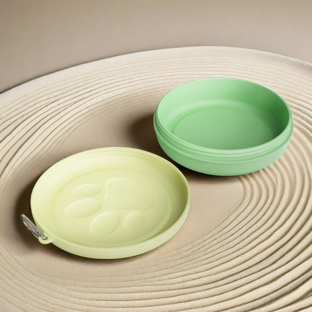 2-in-1 Portable Dog Travel Bowl – Food & Water