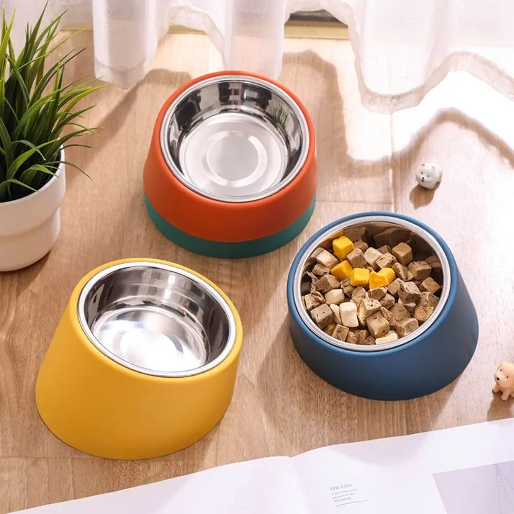 Elevated Stainless Steel Dog Feeder – Detachable Bowls