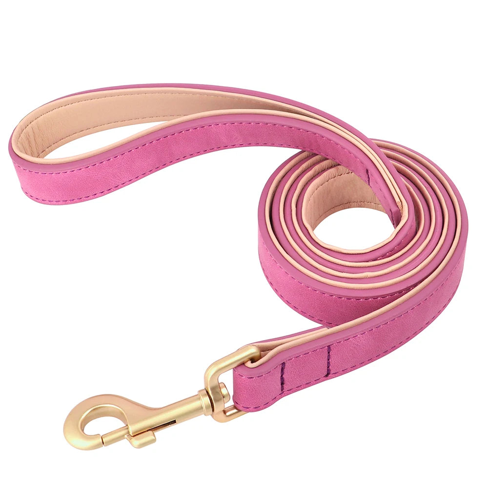 4ft Dog PU Leather Lead