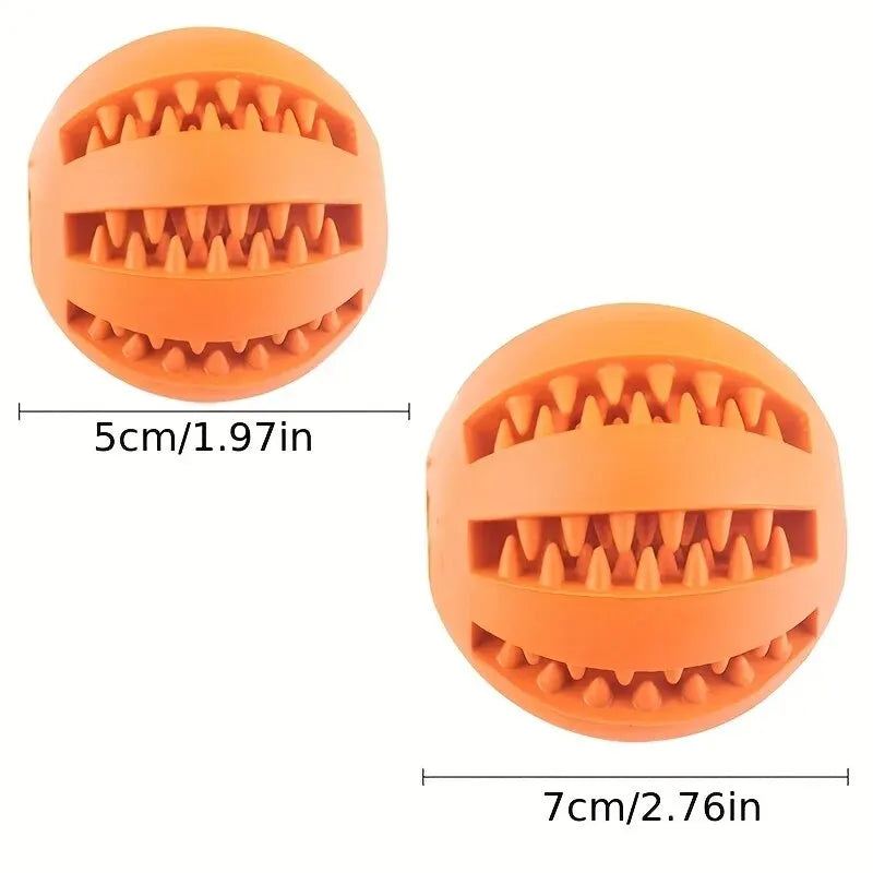 Pet Food Treat Feeder Chew Tooth Cleaning Ball