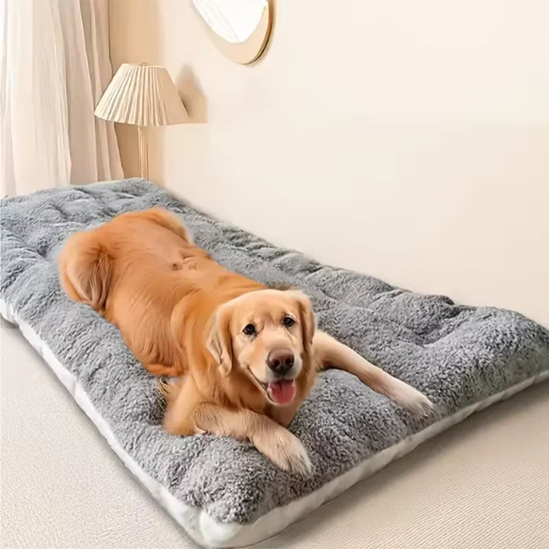 Extra Large Plush Dog Bed – Soft Thickened Pet Mat