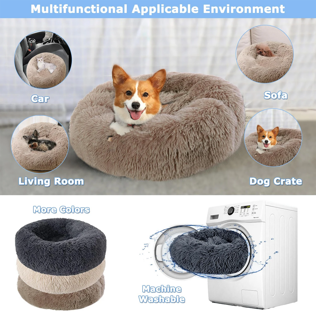 Donut Pet Bed for Large Dogs