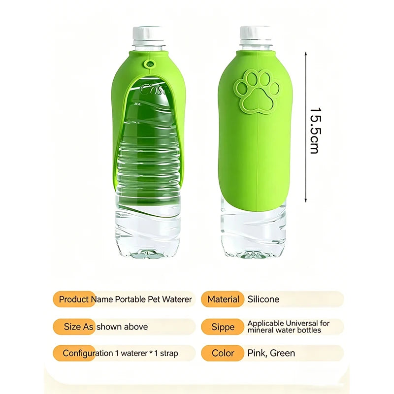 Portable Foldable Pet Water Bottle & Bowl
