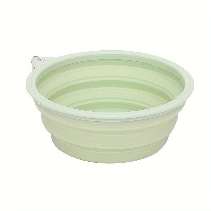 Portable Silicone Dog Travel Bowl – Food & Water