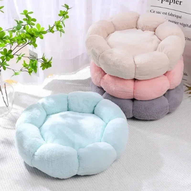Flower-Shaped Pet Bed