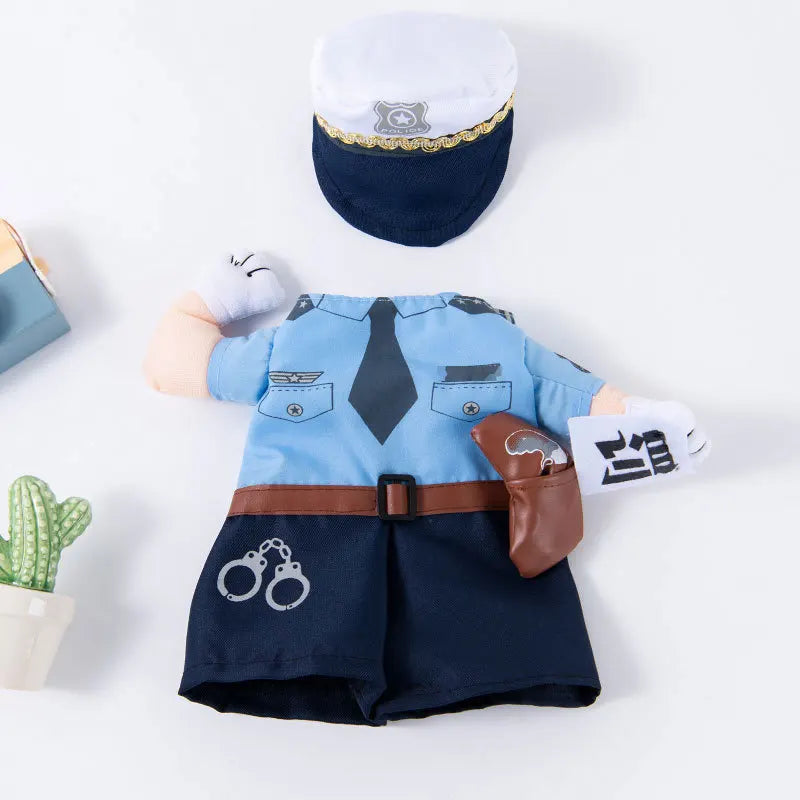 Pet Cop Costume 🐶🐱