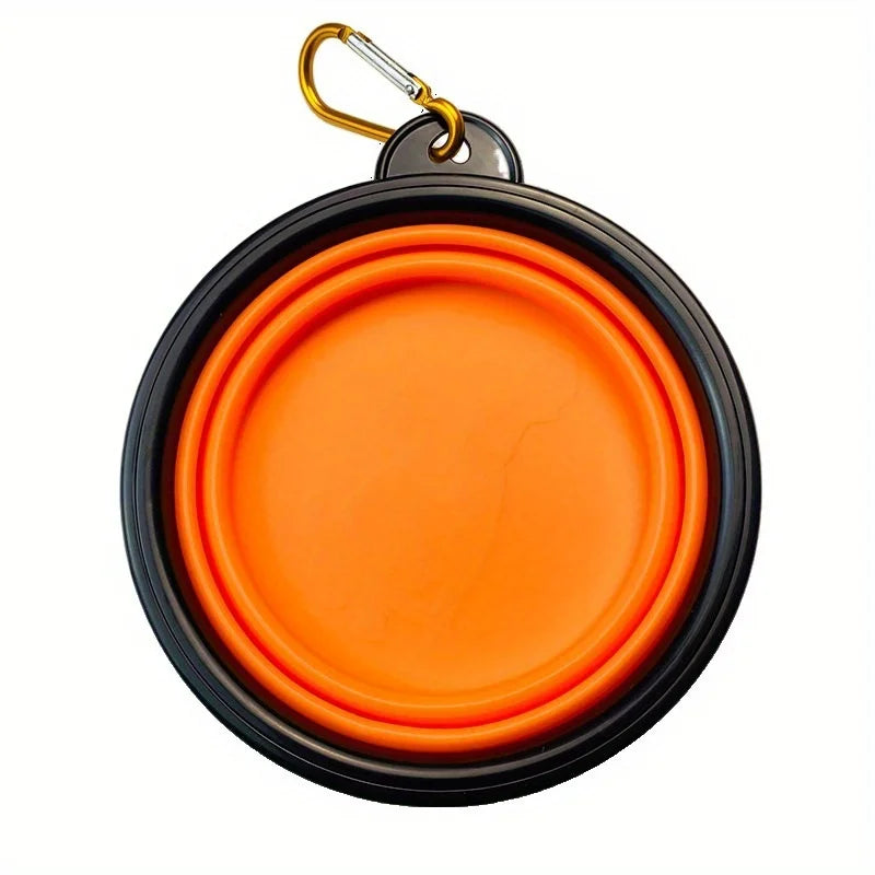 Portable Silicone Dog Travel Bowl – Food & Water