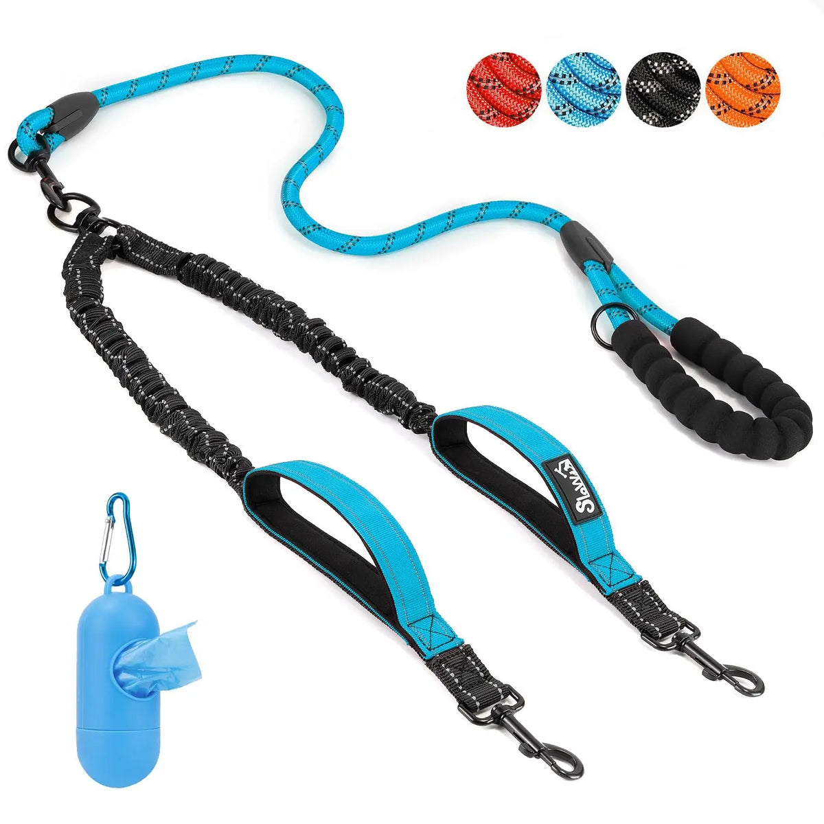 No Tangle Double Dog Lead