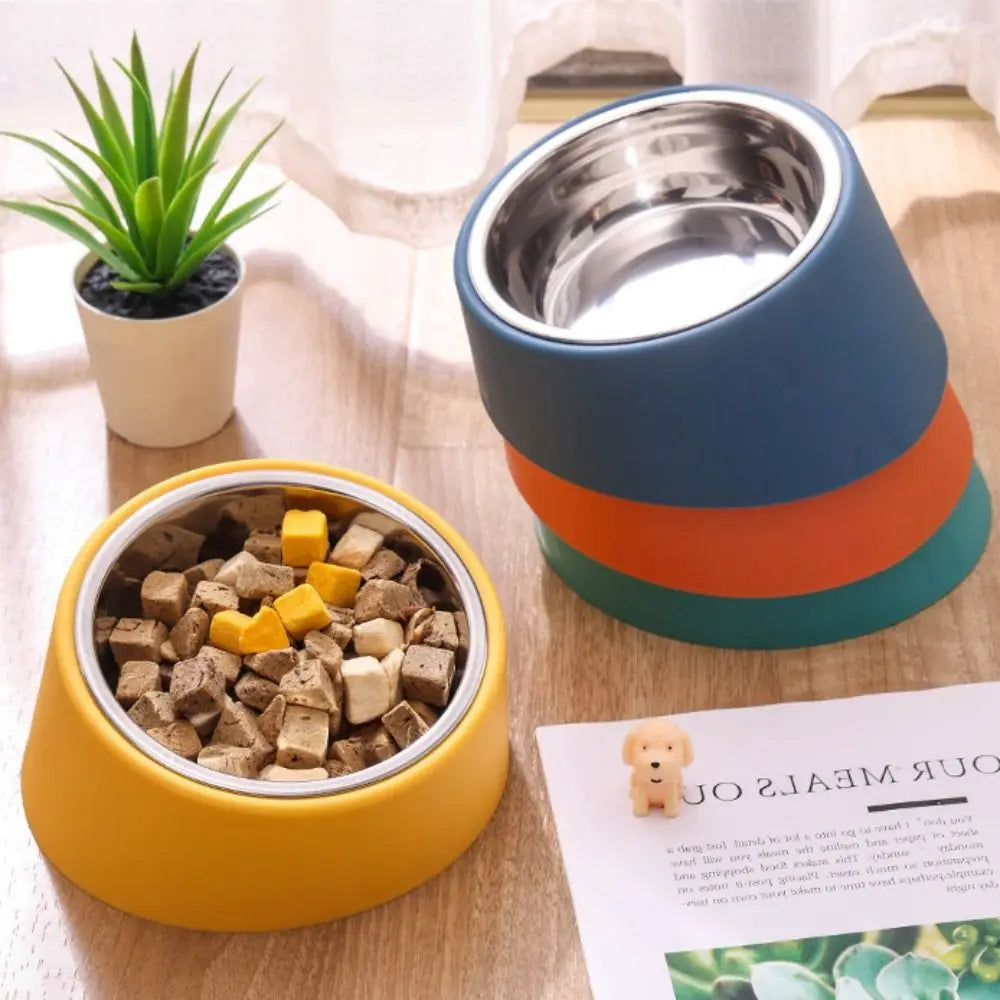 Elevated Stainless Steel Dog Feeder – Detachable Bowls
