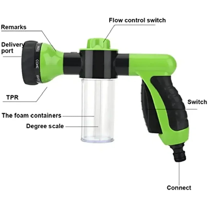 8-in-1 Dog Wash & Grooming Foam Gun 🐶🫧