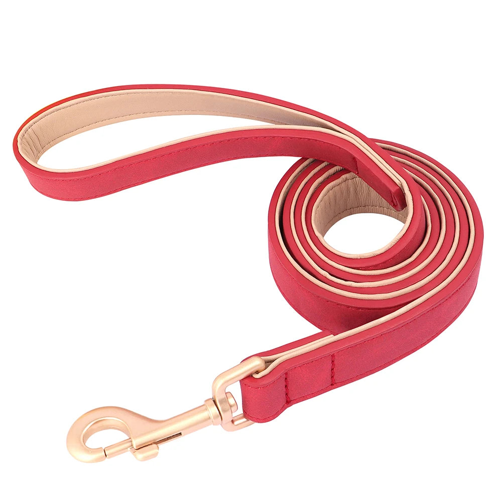 4ft Dog PU Leather Lead