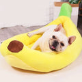 Banana Plush Dog Bed – Cozy & Breathable