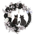 Glowing Cat Halloween Wreath 🐱