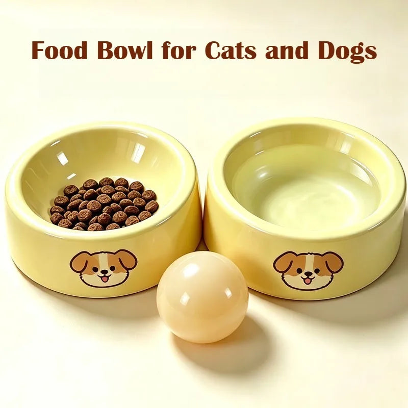 Non-Slip Pet Food & Water Bowl – Anti-Tip Design