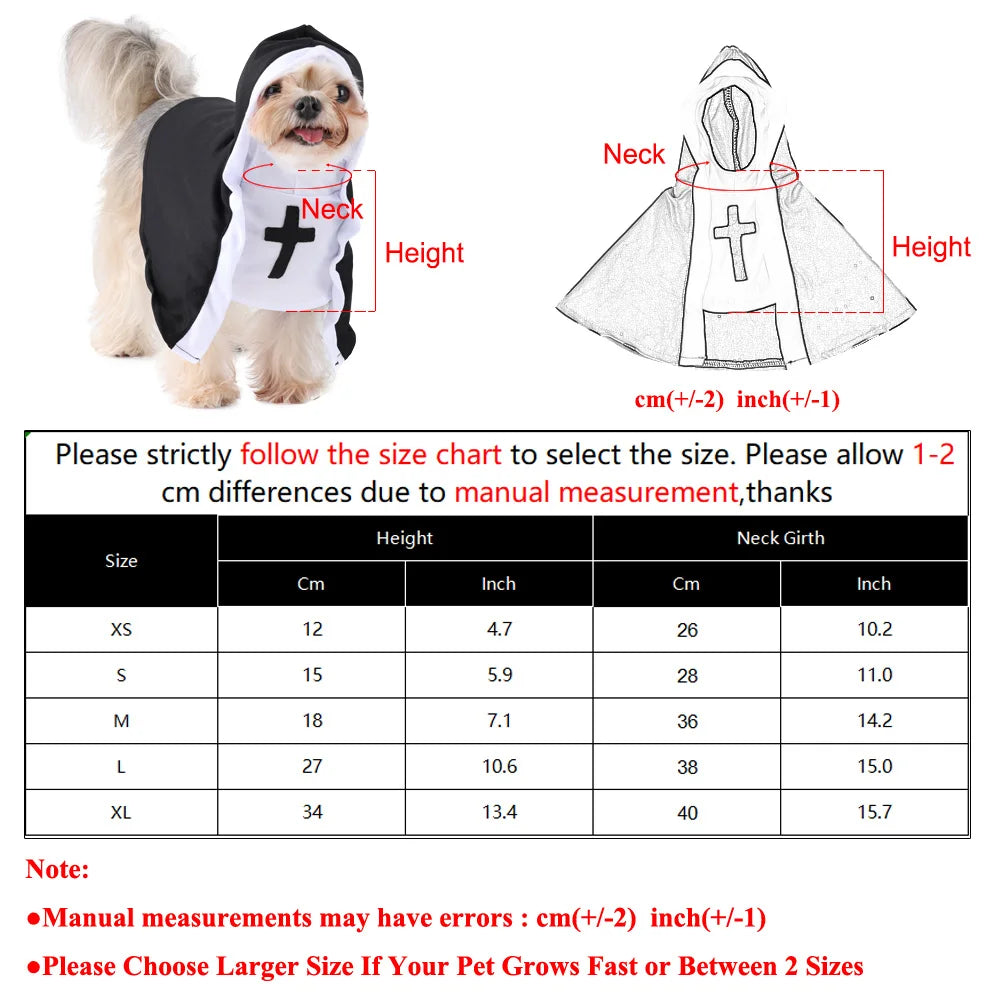 Pet Nun Costume 🐶🐱