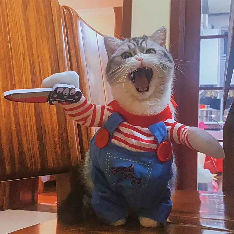 Funny Halloween Costumes For S - M Pets 🐶🐱