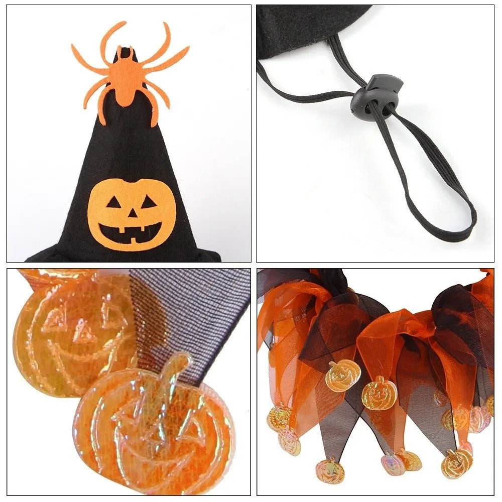 Pumpkin Halloween Cat Costume 🐱