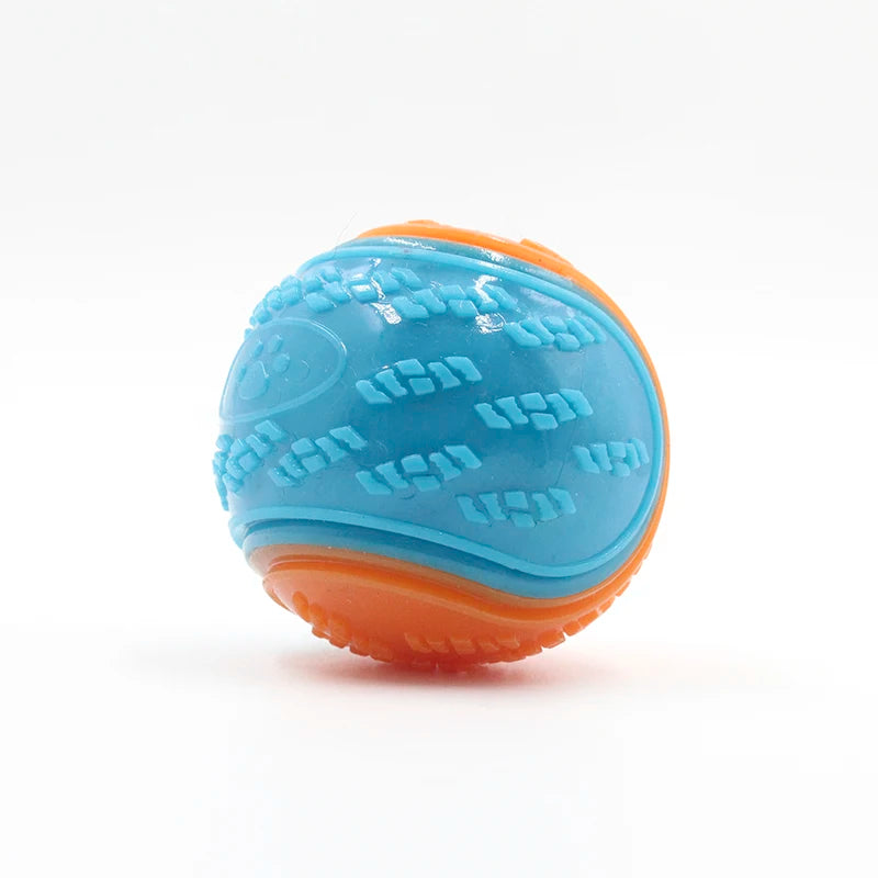 Dogs Teeth Cleaning Bite Resistance Squeaky Dog Ball