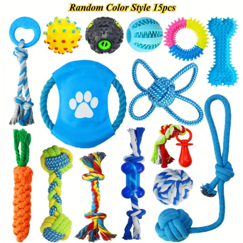 15PCS Dog Toys