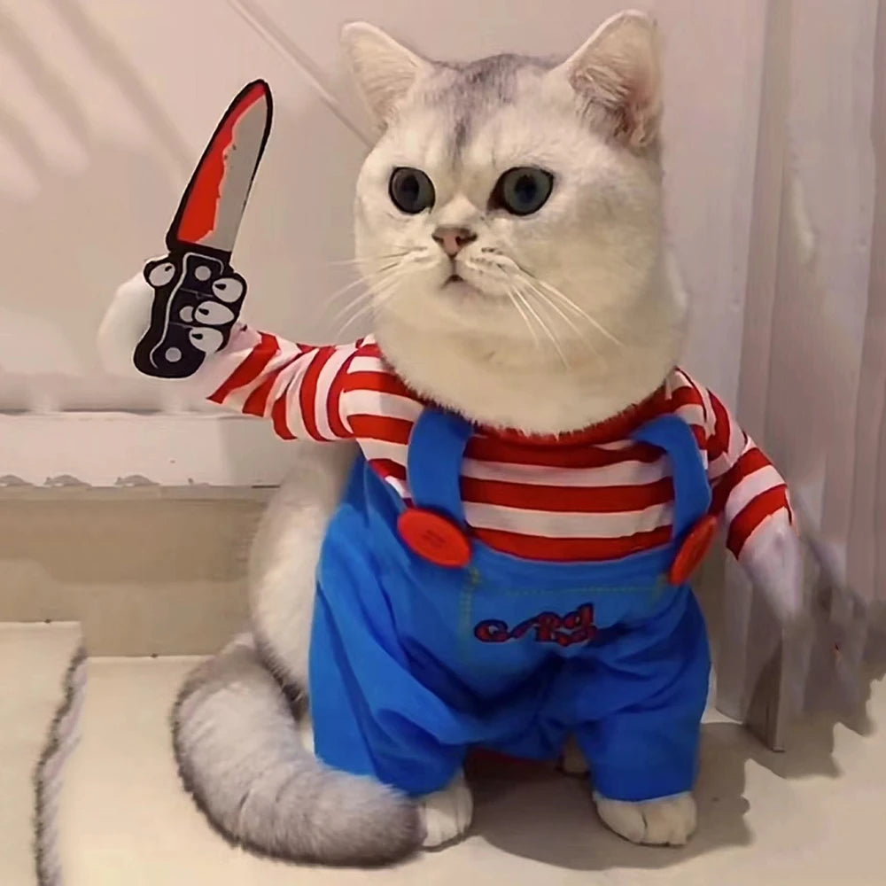 Funny Halloween Costumes For S - M Pets 🐶🐱